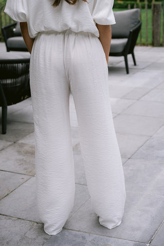 Jari Trousers White