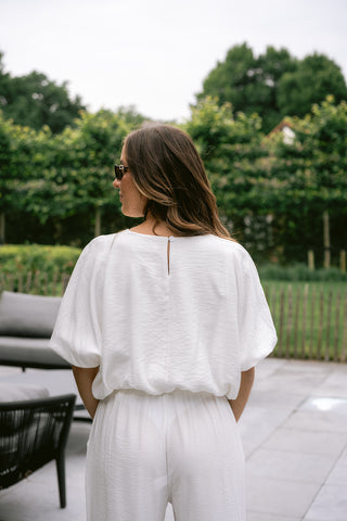 Jari Trousers White
