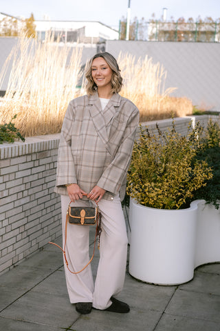 Jasmijntje Blazer Beige Brown