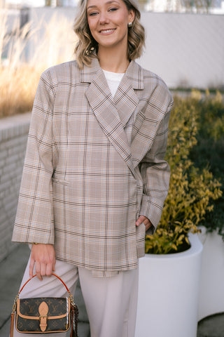 Jasmijntje Blazer Beige Brown