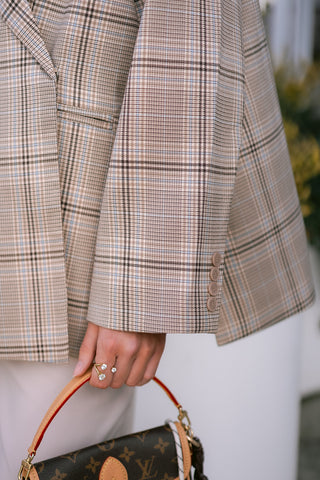 Jasmijntje Blazer Beige Brown