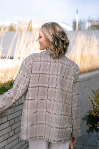 Jasmijntje Blazer Beige Brown