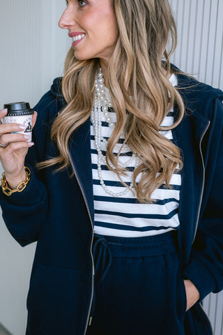 Jeanne-Claire Homesuit Navy