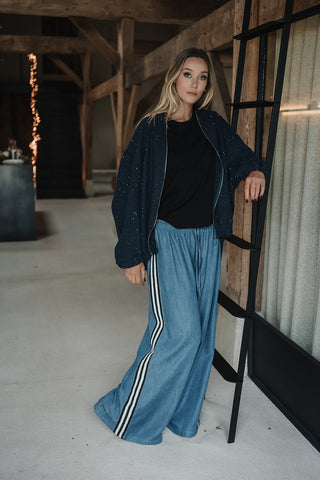 Jeremie Wide Denim Trousers