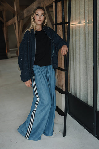 Jeremie Wide Denim Trousers