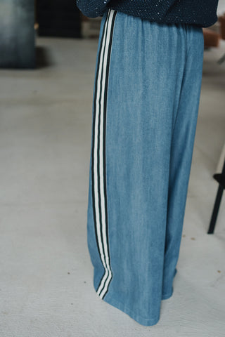 Jeremie Wide Denim Trousers