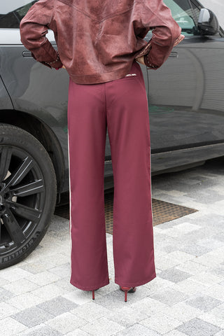 Tibby Trousers Burgundy