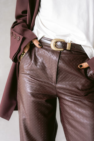 Johannah Trousers Burgundy