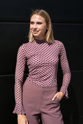 Zarah Top Rosy Brown