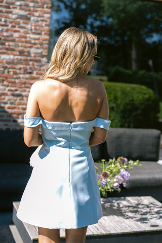 Julie-Anna Dress Light Blue