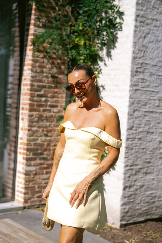 Julie-Anna Dress Yellow
