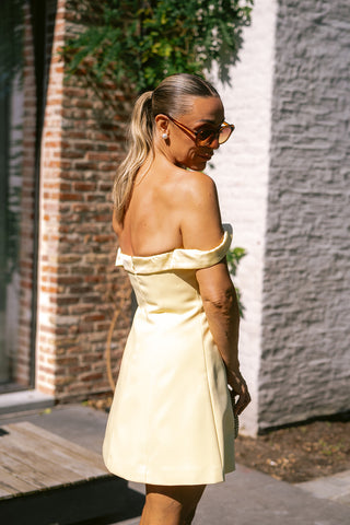 Julie-Anna Dress Yellow