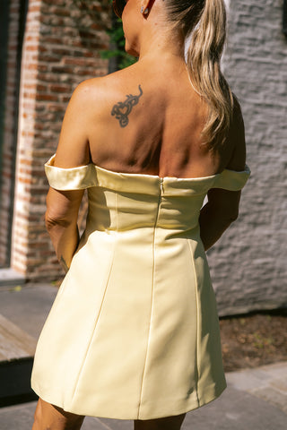 Julie-Anna Dress Yellow
