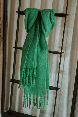 Juno Knit Scarf Green