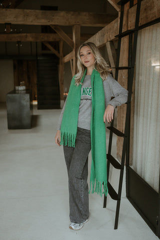 Juno Knit Scarf Green