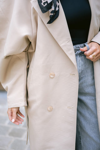Jurian Trenchcoat Taupe