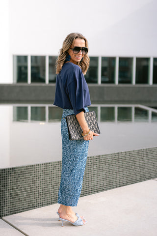 Astrae Oversized T-shirt Blue