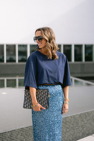 Astrae Oversized T-shirt Blue