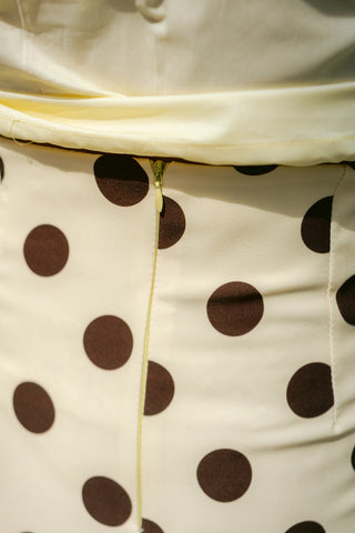 Kaïa Skirt Polkadots Yellow