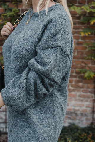 Keanu Knit Dress Grey