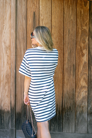 Kiksi T-shirt Dress Navy