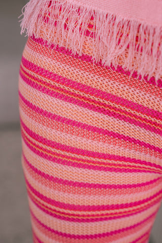 Kylie Knit Trousers Pink