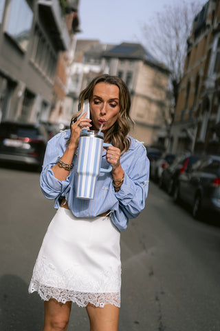 La Firenze Blouse Blue