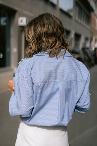 La Firenze Blouse Blue