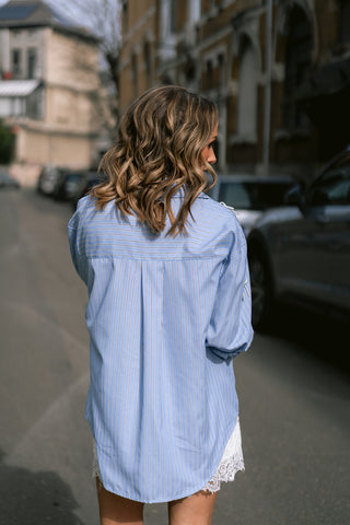 La Firenze Blouse Blue