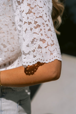 Bartje Lace Blouse White