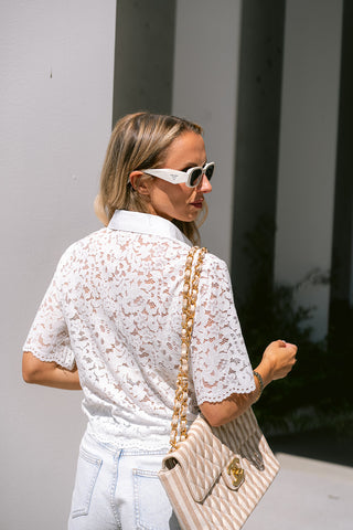 Bartje Lace Blouse White