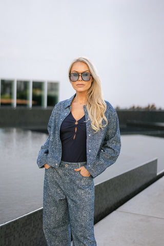 Lady Denim Jacket Blue