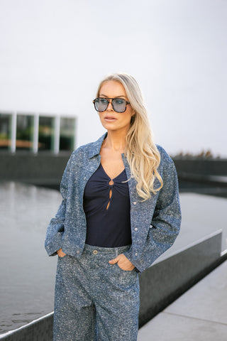 Lady Denim Jacket Blue