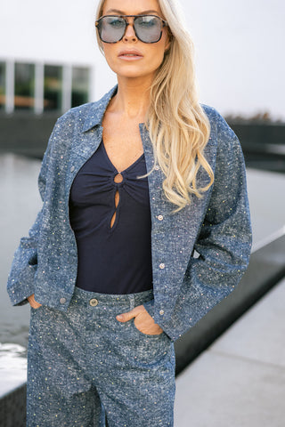 Lady Denim Jacket Blue