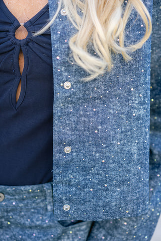 Lady Denim Jacket Blue