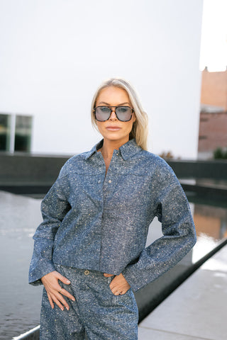 Lady Denim Jacket Blue