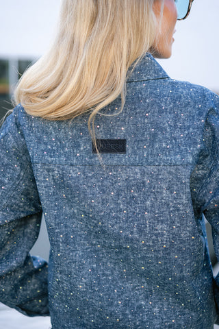 Lady Denim Jacket Blue