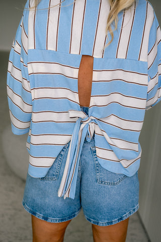 Larisa Denim Shorts Blue