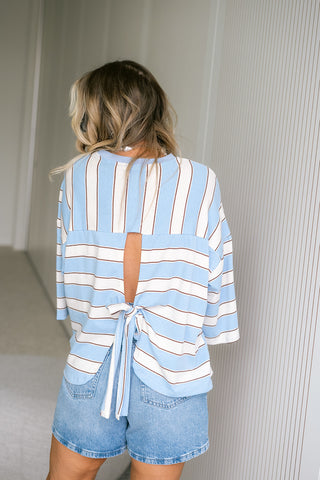 Larisa Denim Shorts Blue