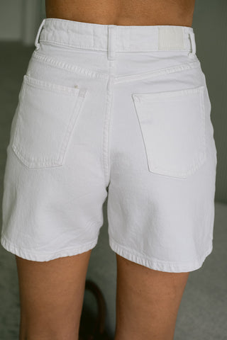 Larisa Denim Shorts White