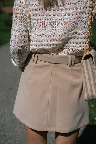 Latte Love Skirt Cream