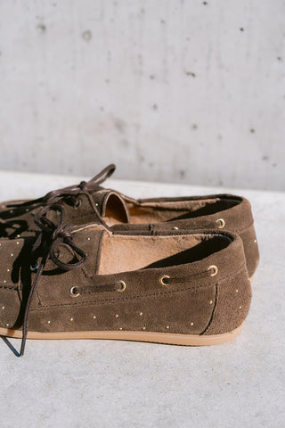 Latty Loafers Brown Studs