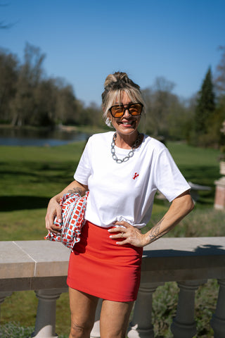 Léa Skirt Red