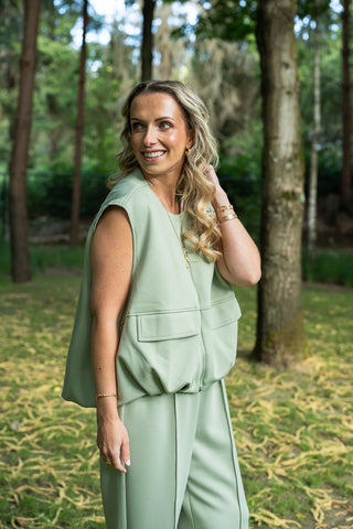 Idalia Gilet Khaki Green