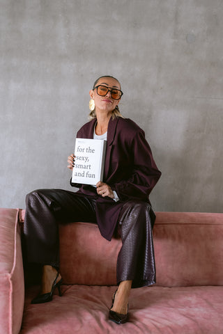 Johannah Trousers Burgundy