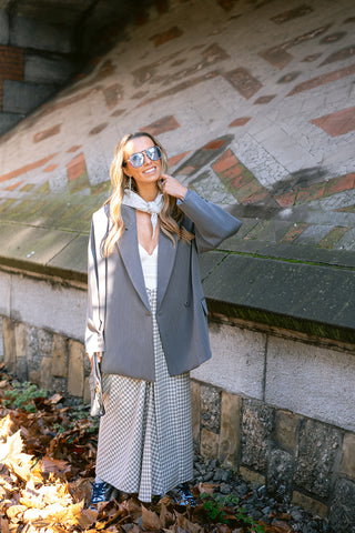 Leo Oversized Blazer Grey