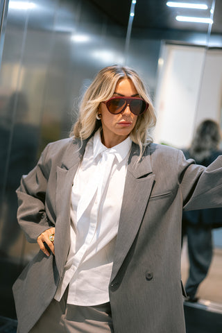 Leo Oversized Blazer Grey