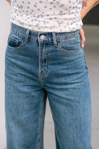 Lindi Jeans Barrel Dark Blue