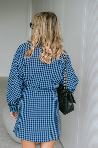 Linke Dress Blue