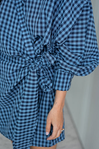 Linke Dress Blue